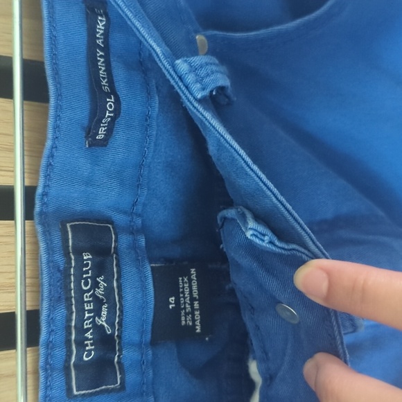 Charter Club Royal Blue Pants - Size 14 - Picture 3 of 3